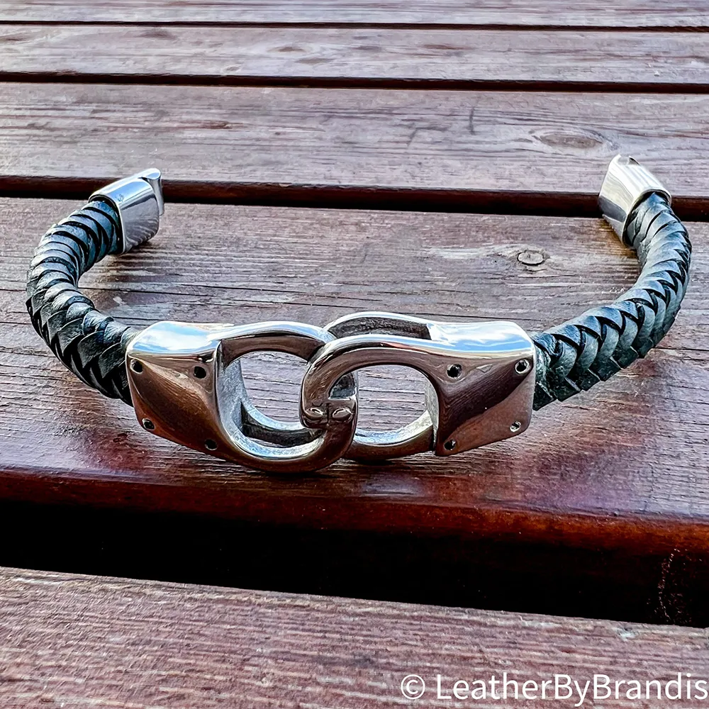 Flätat armband - Handbojor Grönt - Bild 5