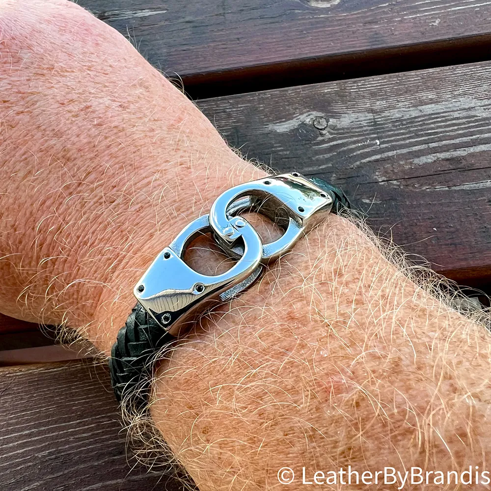 Flätat armband - Handbojor Grönt - Bild 6